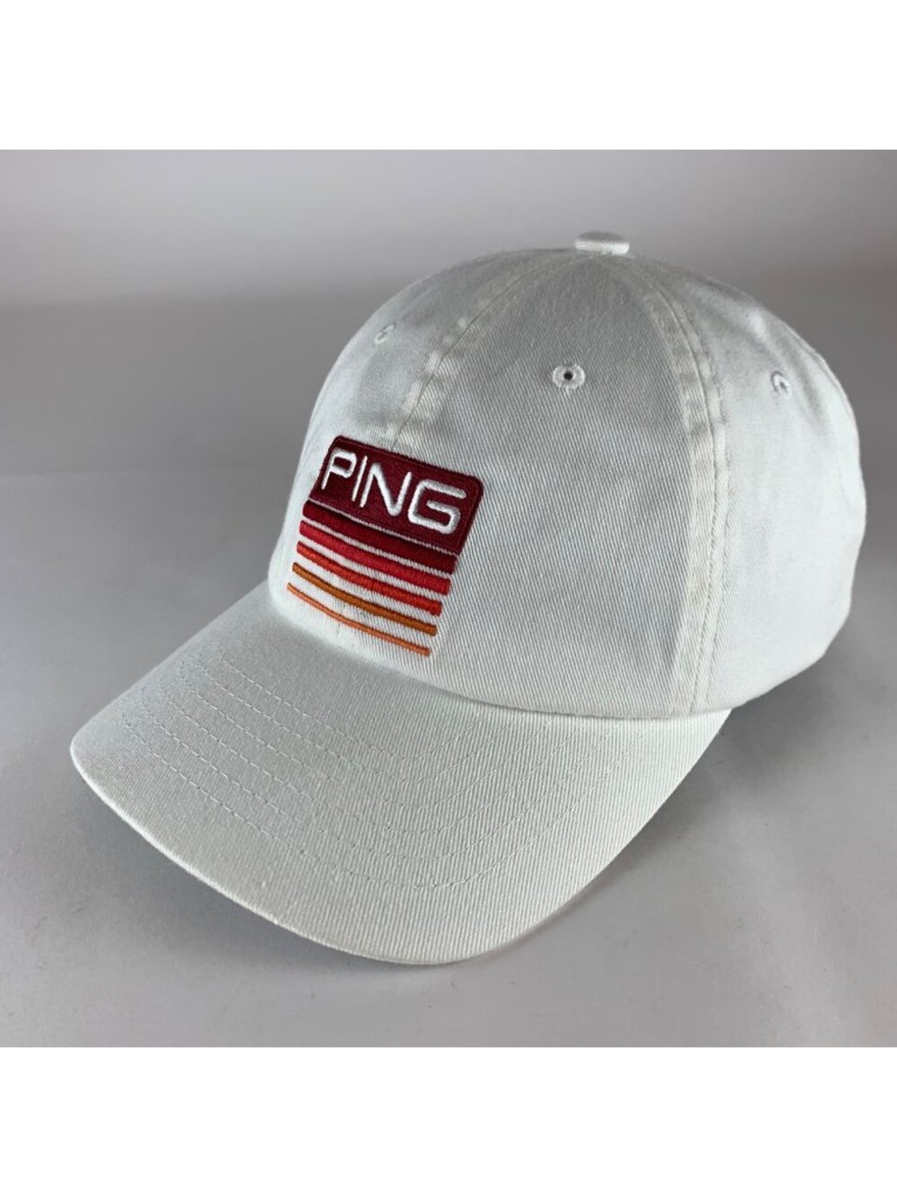 Ping Golf Unisex White Relaxed Fit Strapback Adjustable Hat